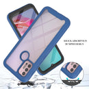 For Motorola Moto G30 / G10 / G10 Power Starry Sky Solid Color Series Shockproof PC + TPU Protective Case with PET Film(Royal Blue)
