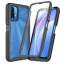 For Xiaomi Poco M3 / Redmi Note 9 4G Starry Sky Full Body Hybrid Shockproof Phone Case(Black)