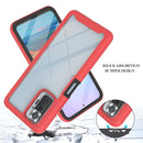 For Xiaomi Redmi Note 10 Pro Starry Sky Full Body Hybrid Shockproof Phone Case(Red)
