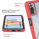 For Xiaomi Redmi Note 10 Pro Starry Sky Full Body Hybrid Shockproof Phone Case(Red)
