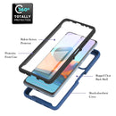 For Xiaomi Redmi Note 10 Pro Starry Sky Full Body Hybrid Shockproof Phone Case(Blue)