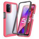 For OPPO A54 5G / A74 5G / A93 5G / OnePlus Nord N200 5G Starry Sky Full Body Hybrid Shockproof Phone Case(Red)