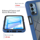 For OPPO A54 5G / A74 5G / A93 5G / OnePlus Nord N200 5G Starry Sky Full Body Hybrid Shockproof Phone Case(Blue)