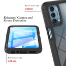 For OPPO A54 5G / A74 5G / A93 5G / OnePlus Nord N200 5G Starry Sky Full Body Hybrid Shockproof Phone Case(Black)