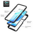 For OPPO A54 5G / A74 5G / A93 5G / OnePlus Nord N200 5G Starry Sky Full Body Hybrid Shockproof Phone Case(Black)