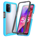 For OPPO A54 5G / A74 5G / A93 5G / OnePlus Nord N200 5G Starry Sky Full Body Hybrid Shockproof Phone Case(Sky Blue)