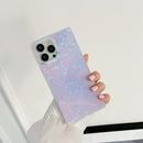 Laser Shockproof TPU Protective Case For iPhone 13 Pro Max(Purple Light)
