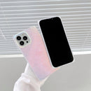 Laser Shockproof TPU Protective Case For iPhone 13 Pro Max(Purple Light)