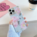 Dual-side Laminating Shockproof TPU Protective Case For iPhone 13 Pro Max(Light Blue)