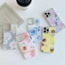 Dual-side Laminating Shockproof TPU Protective Case For iPhone 13 Pro Max(Light Blue)