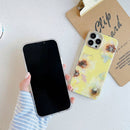 Dual-side Laminating Shockproof TPU Protective Case For iPhone 13 Pro Max(Light Blue)