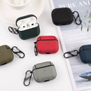 Nylon Waterproof Wireless Earphone Protective Case with Hook for AirPods 3(Black)