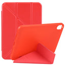 TPU Horizontal Deformation Flip Leather Tablet Case with Holder For iPad mini 6(Red)