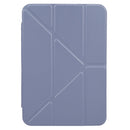 TPU Horizontal Deformation Flip Leather Tablet Case with Holder For iPad mini 6(Lavender Grey)