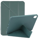 TPU Horizontal Deformation Flip Leather Tablet Case with Holder For iPad mini 6(Deep Green)