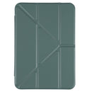 TPU Horizontal Deformation Flip Leather Tablet Case with Holder For iPad mini 6(Deep Green)