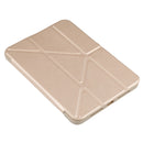 TPU Horizontal Deformation Flip Leather Tablet Case with Holder For iPad mini 6(Gold)