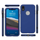 360 Degrees Full Package PC + TPU Combination Case For iPhone XR(Red+Black)