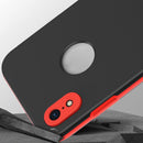 360 Degrees Full Package PC + TPU Combination Case For iPhone XR(Red+Black)