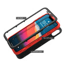 360 Degrees Full Package PC + TPU Combination Case For iPhone XR(Red+Black)
