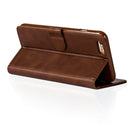 For iPhone 6 / 6s LC.IMEEKE Calf Texture Horizontal Flip Leather Case, with Holder & Card Slots & Wallet(Brown)
