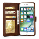 For iPhone 6 / 6s LC.IMEEKE Calf Texture Horizontal Flip Leather Case, with Holder & Card Slots & Wallet(Brown)