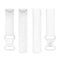 For Fitbit Charge 5 Silicone Watch Band, Size:S(White)