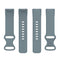 For Fitbit Charge 5 Silicone Watch Band, Size:S(Steel Blue)