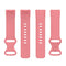 For Fitbit Charge 5 Silicone Watch Band, Size:S(Red)