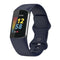 For Fitbit Charge 5 Silicone Watch Band, Size:S(Dark Blue)