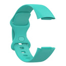 For Fitbit Charge 5 Silicone Watch Band, Size:S(Mint Green)