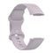 For Fitbit Charge 5 Silicone Watch Band, Size:S(Lavender Purple)