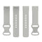 For Fitbit Charge 5 Silicone Watch Band, Size:S(Rock Grey)