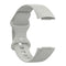 For Fitbit Charge 5 Silicone Watch Band, Size:S(Rock Grey)