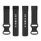 For Fitbit Charge 5 Silicone Watch Band, Size:S (Black)