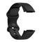 For Fitbit Charge 5 Silicone Watch Band, Size:S (Black)