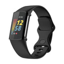 For Fitbit Charge 5 Full Coverage TPU Electroplating Protective Case Cover(Black)