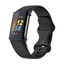 For Fitbit Charge 5 Full Coverage TPU Electroplating Protective Case Cover(Midnight Blue)