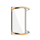 For Fitbit Charge 5 Full Coverage TPU Electroplating Protective Case Cover(Rose Gold)