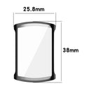 For Fitbit Charge 5 Full Coverage TPU Electroplating Protective Case Cover(Transparent White)