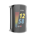 For Fitbit Charge 5 Full Coverage TPU Electroplating Protective Case Cover(Transparent White)