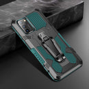 For Samsung Galaxy A02s 164mm Armor Warrior Shockproof PC + TPU Protective Case(Army Green)