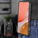 For Samsung Galaxy A02s 164mm Armor Warrior Shockproof PC + TPU Protective Case(Army Green)