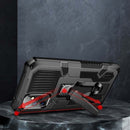 For Samsung Galaxy A03s 164mm Armor Warrior Shockproof PC + TPU Protective Case(Black)