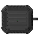 Wireless Earphones Shockproof Carbon Fiber Luggage TPU Protective Case For AirPods 3(Black)