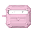 Wireless Earphones Shockproof Carbon Fiber Luggage TPU Protective Case For AirPods 3(Pink)