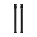 For Fitbit Luxe Adjustable Elastic Nylon Watch Band(Black)