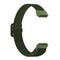 For Fitbit Luxe Adjustable Elastic Nylon Watch Band(Army Green)