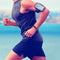 For Fitbit Luxe Adjustable Elastic Nylon Watch Band(Black)