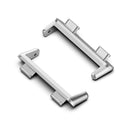 For OPPO Watch 2 46mm 1 Pair Metal Watch Band Connector(Silver)